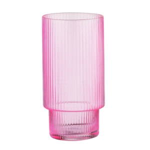 Набор стаканов высоких Ardesto, 380мл, 2шт, стекло, розовый