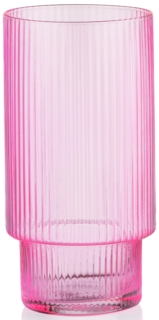 Набор стаканов высоких Ardesto, 380мл, 2шт, стекло, розовый