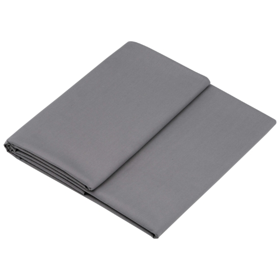 Ardesto Bedding set 1.5 Mix&Match, sateen, duvet cover 160x220cm, bed sheet 180x240cm, pillowcases (2) 50x70cm, 100% cotton, gray