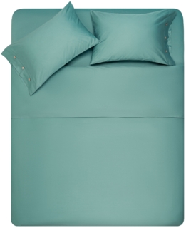 КПБ 2.0сп Ardesto Mix&Match, пододеяльник 200х220см, простынь 240×260см, наволочки (2) 50х70см, 100% хлопок, сатин, зеленый