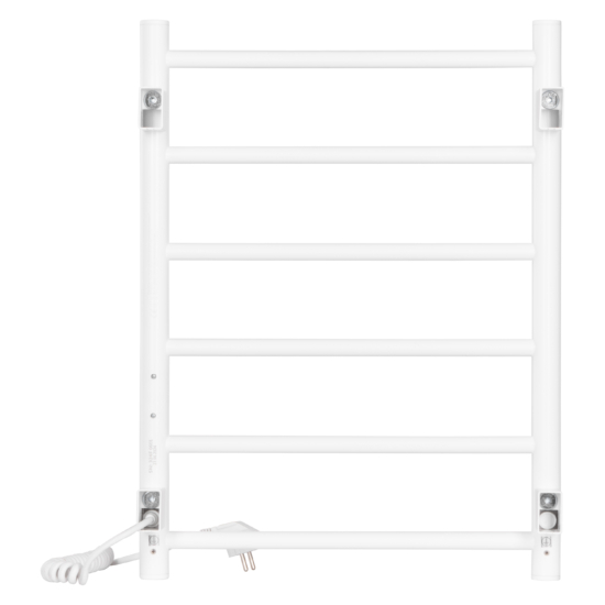 Ardesto towel dryer electric Classik-TR K, 570х430х80mm, timer-regulator, steel, white matt