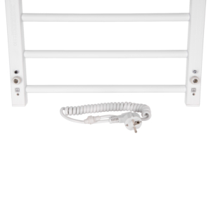 Полотенцесушитель Ardesto электрический Square-TR K, 570х430х80мм, таймер-регулятор, сталь, белый матовый