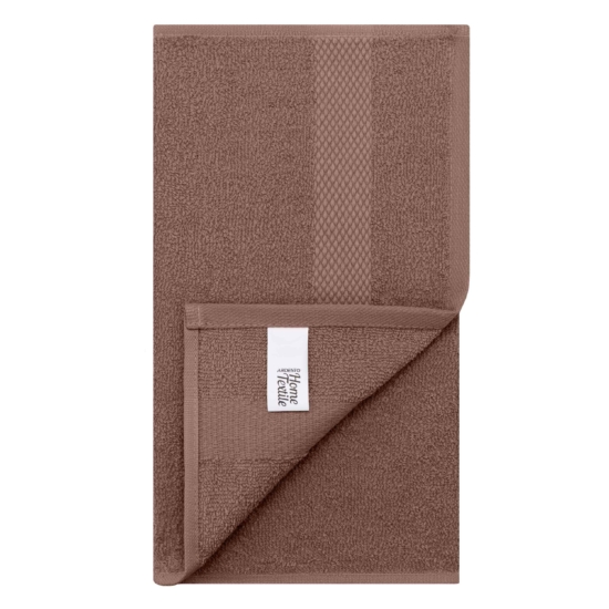 Ardesto Terry towel Essence 30х50cm, 100% cotton, brown