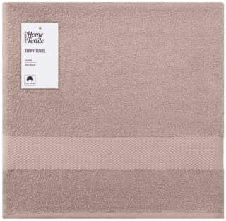 Рушник махровий Ardesto Essence 70х140см, 100% бавовна, бежевий