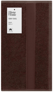 Рушник махровий Ardesto Splendid 30х50см, 100% бавовна, коричневий