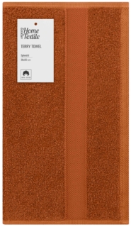 Рушник махровий Ardesto Splendid 30х50см, 100% бавовна, теракотовий