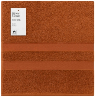 Рушник махровий Ardesto Splendid 70х140см, 100% бавовна, теракотовий