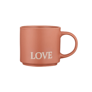 Ardesto Mug Love, 420ml, ceramic, orange