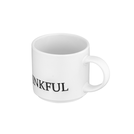 Ardesto Mug Thinkful, 420ml, ceramic, white