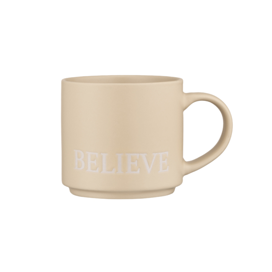 Чашка Ardesto Believe, 420мл, кераміка, жовтий