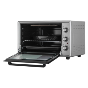 Electric oven ARDESTO, 60L, 2000W, mech., convection, double glass, rotisserie, grey