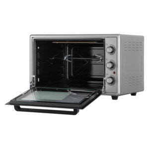 Electric oven ARDESTO, 60L, 2000W, mech., convection, double glass, rotisserie, grey