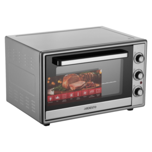Electric oven ARDESTO, 60L, 2000W, mech., convection, double glass, rotisserie, grey