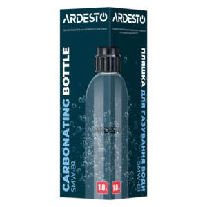 Ardesto Bottle for soda maker 1l, plastic, transparent