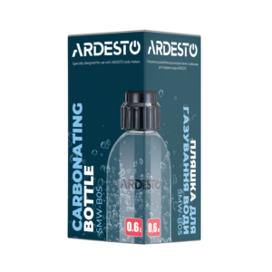 Пляшка для сифону Ardesto 0,6л, пластик, прозорий