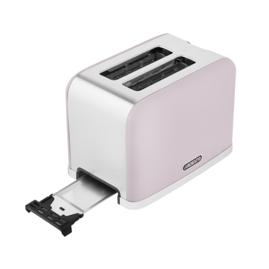 Ardesto toaster Lilac Dream, 800W, metal, 2 slots, purple+silver