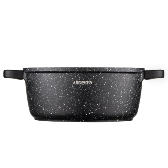 Кастрюля со стеклянной крышкой Ardesto Gemini Anzio, 3.1л, алюминий, черный