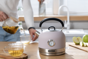 Ardesto electric kettle Lilac Dream, 1.7L, metal, matte, Otter, purple