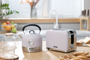 Ardesto toaster Lilac Dream, 800W, metal, 2 slots, purple+silver