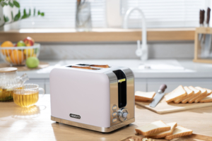 Ardesto toaster Lilac Dream, 800W, metal, 2 slots, purple+silver