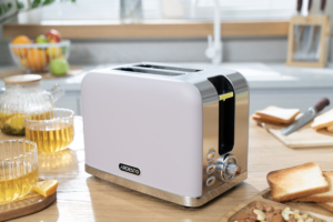 Ardesto toaster Lilac Dream, 800W, metal, 2 slots, purple+silver