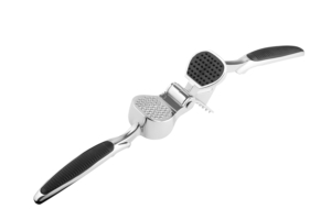 Ardesto Garlic Press Black Mars, 17cm, zinc alloy, plastic, black