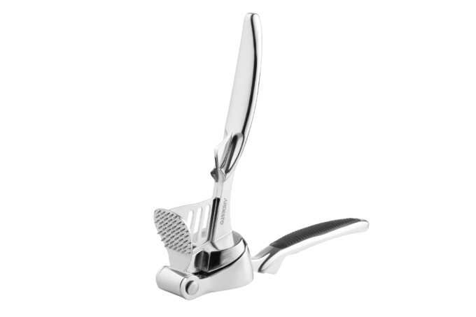 Ardesto Garlic Press Black Mars, 17cm, zinc alloy, plastic, black