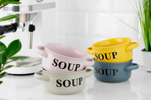 Бульонница Ardesto Alcor, 550мл, керамика, желтый