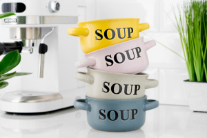 Бульонница Ardesto Alcor, 550мл, керамика, желтый