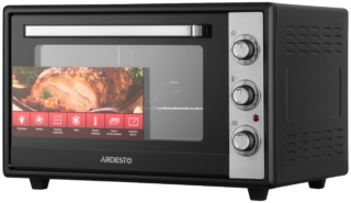 Печь электрическая ARDESTO, 60л, 2000Вт, электр., конвекция, двойное стекло, черный