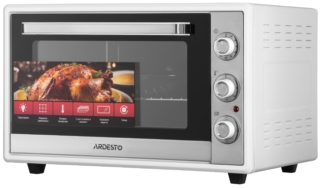 Печь электрическая ARDESTO, 60л, 2000Вт, электр., двойное стекло, белый