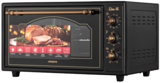 Печь электрическая ARDESTO Line-R, 48л, 1600Вт, механич., конвенция, черный