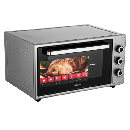 Electric oven ARDESTO, 48L, 1600W, mech., convection, grey