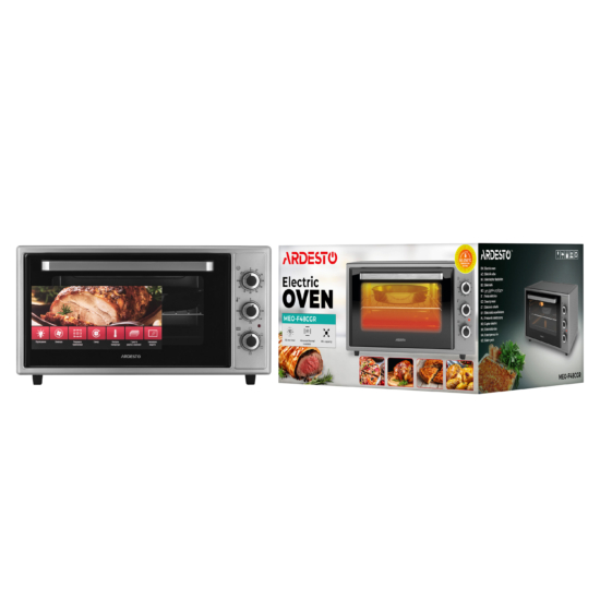 Electric oven ARDESTO, 48L, 1600W, mech., convection, grey