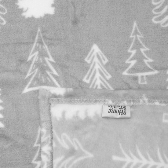 Плед Ardesto Christmas Flannel, 160х200см, 100% полиэстер, елки