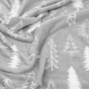 Плед Ardesto Christmas Flannel, 160х200см, 100% полиэстер, елки