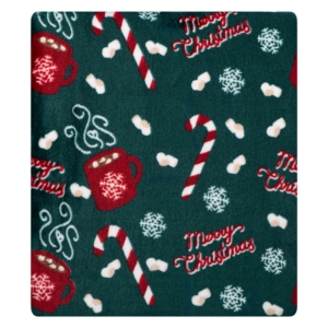 Плед Ardesto Christmas Flannel 160х200см, 100% полиэстер, сладкое какао