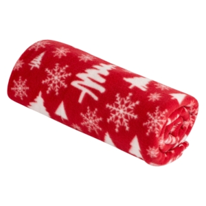 Ardesto Christmas Fleece blanket 130x160cm, 100% polyester, snow flake tree