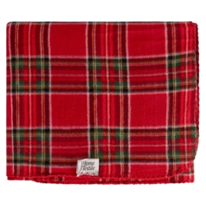 Плед Ardesto Christmas Fleece 130×160см, 100% поліестер, клітинка, червоний