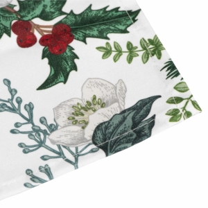 Раннер Ardesto Christmas Happy Holidays, 40х140см, 90% полиэстер, 10% хлопок, зеленый остролист