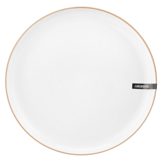 Ardesto Dessert plate Apulia, 20.3cm, ceramic, white