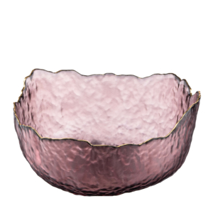 Ardesto Bowl Bell, 16.5cm, скло, pink