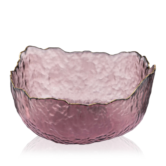 Ardesto Bowl Bell, 16.5cm, скло, pink