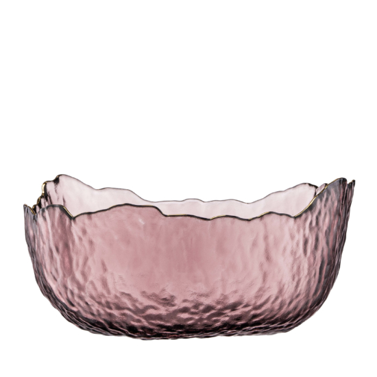Ardesto Bowl Bell, 16.5cm, скло, pink