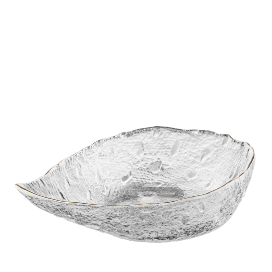 Салатник Ardesto Leaf, 17.5см, стекло, прозрачный
