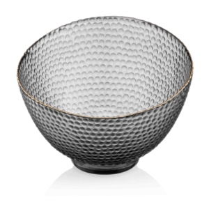 Салатник Ardesto Commelina, 18см, стекло, серый