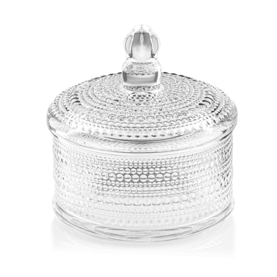 Ardesto Candy bowl Verbena, 12.5cm, glass, transparent