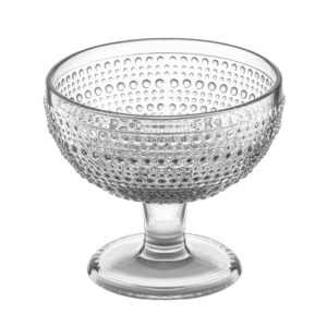 Ardesto Dessert glasses Verbena, 12cm, glass, transparent