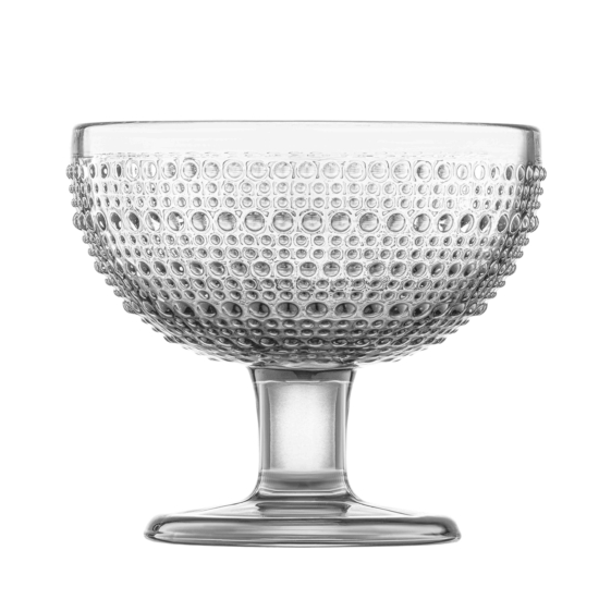 Ardesto Dessert glasses Verbena, 12cm, glass, transparent