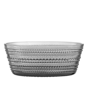 Ardesto Bowl Verbena, 18cm, glass, gray